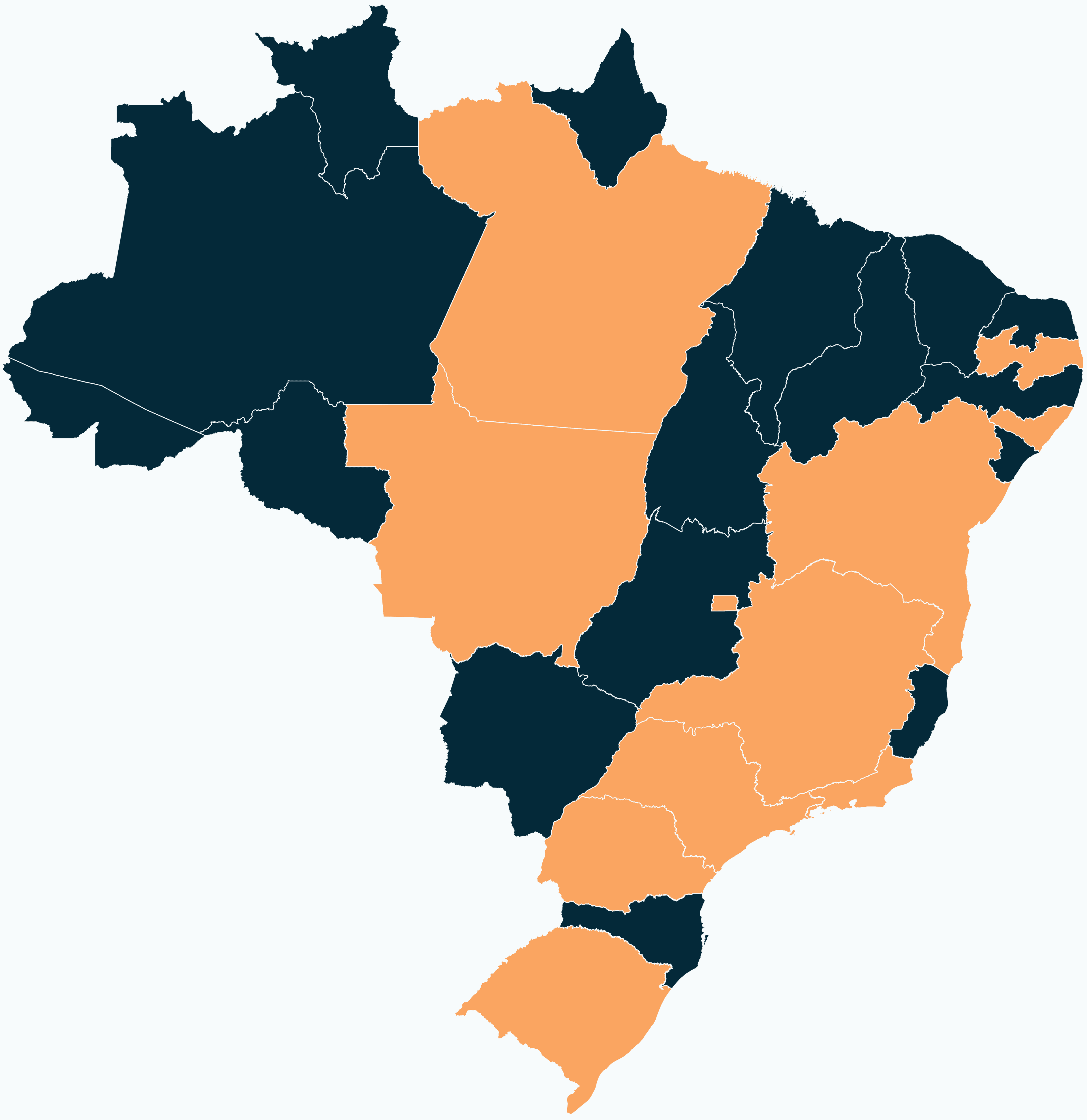 Mapa de onde atuamos